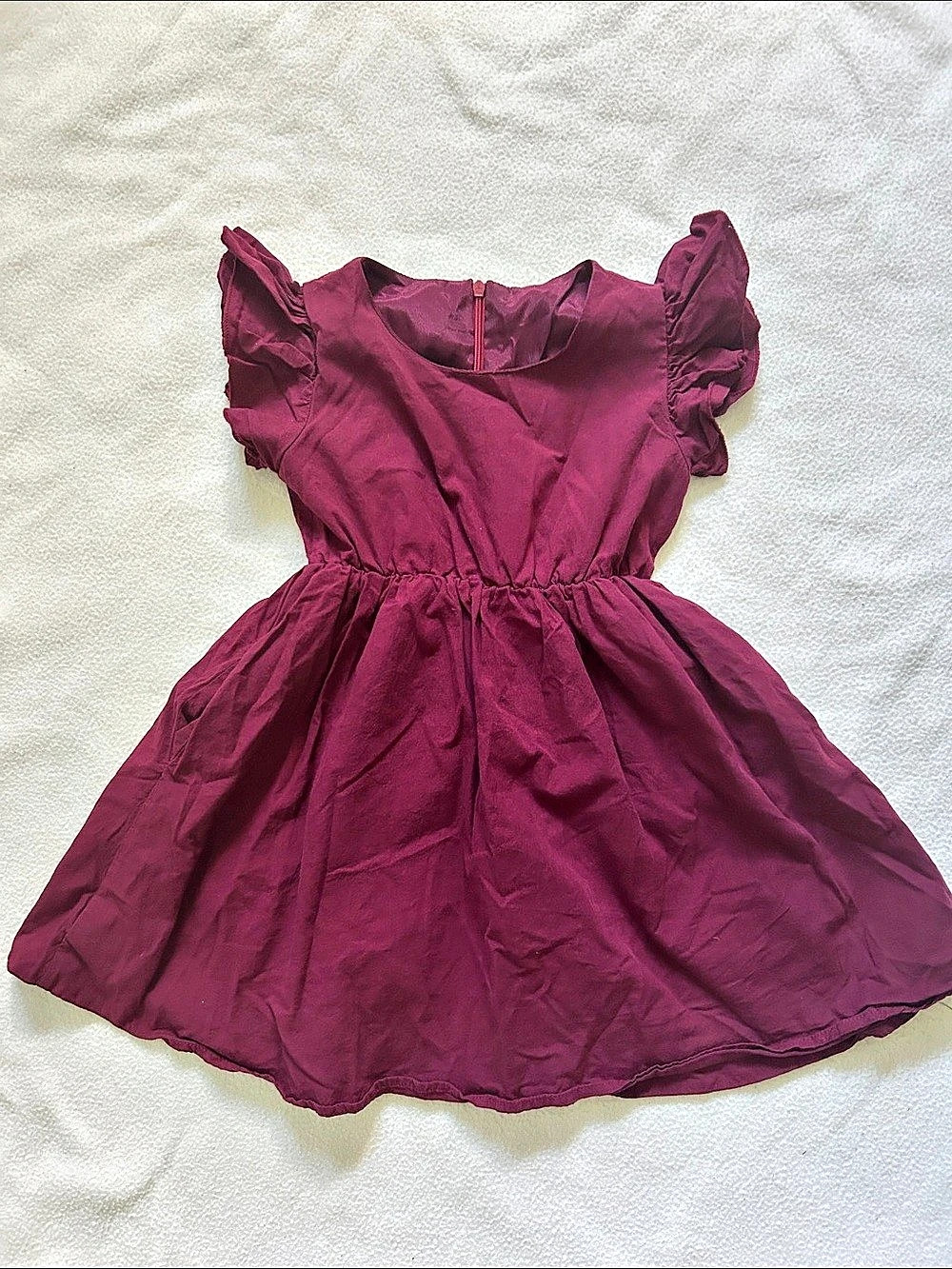 Pat Pat Burgundy Dress Size 3-4Y